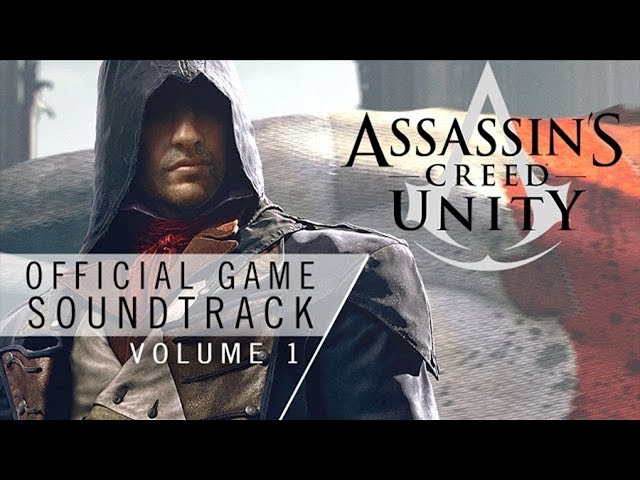 Kit assassins creed unity jogo ps4 bandeira cd caixinha de musica