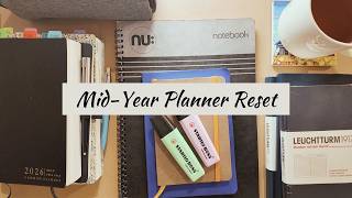 Silent Mid-Year Planner Reset📔Reviewing my system & setting up for the months ahead