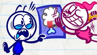 Pencilmate Loses ALL Of His Bones! -in- “No Bones About It” | Pencilmation Cartoons!
