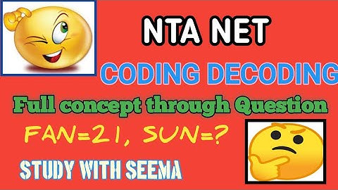 coding decoding /reasoning /nta net