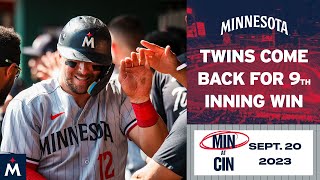 Twins vs. Reds Game Highlights (9/20/23) | MLB Highlights