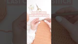 How to FINISH your Last Crochet Stitch