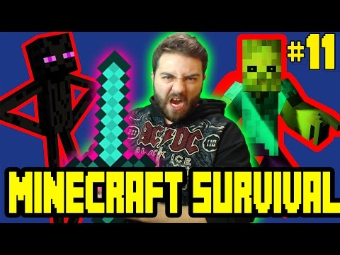 Minecraft Survival Bölüm 11 - Metro Yapımı [ 1.10.2 ] /w Gitaristv /w T.E.O /w Eso