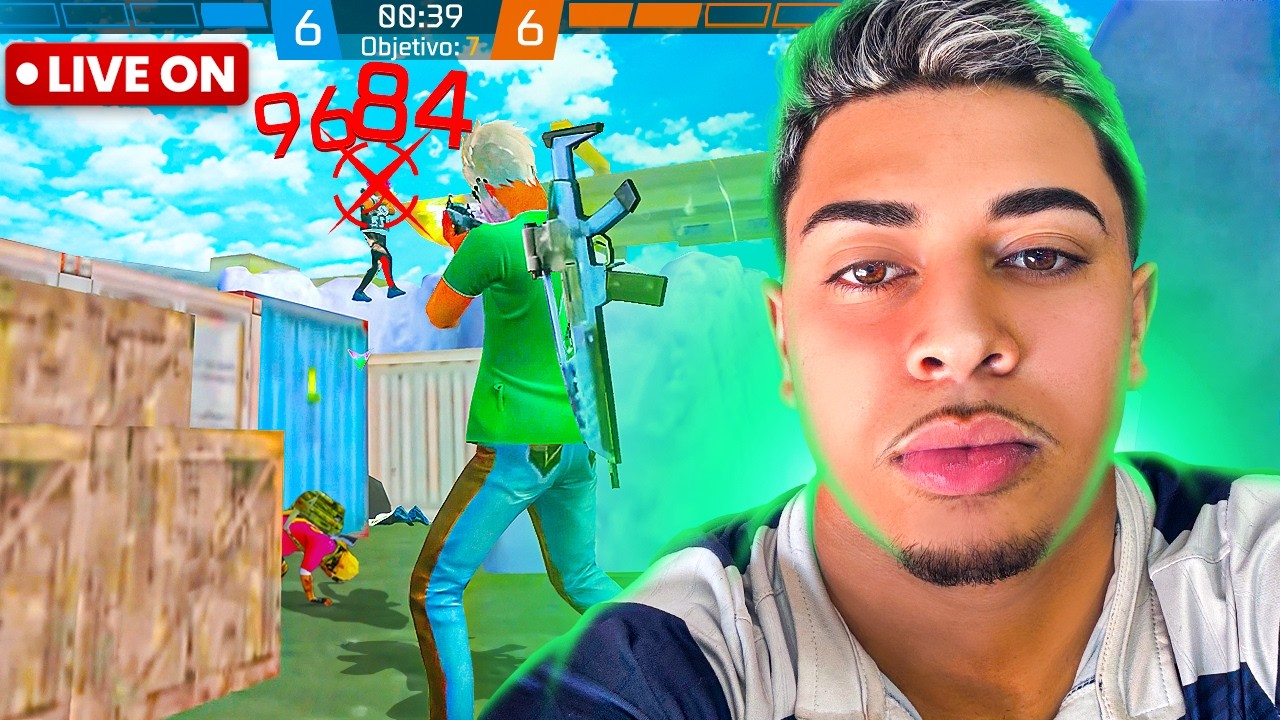 X2 100 MD3 AGORA 0x0 👑 RTX 4060 👑 JOGANDO COM INSCRITOS 👑 RYZEN 7 5700X3D 👑 FREE FIRE AO VIVO 👑