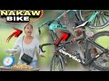 NAKAW BIKE &quot;PUBLIC PRANK&quot; | Grabe kaba  ni ate