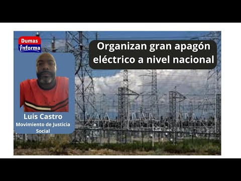 Usuarios de energía eléctrica se organizan para un gran apagón nacional a modo de protesta.