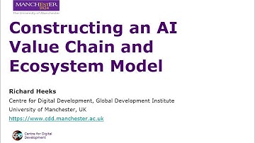 Constructing an AI Value Chain and Ecosystem Model
