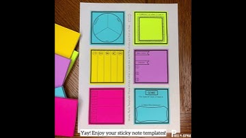 Printing on Sticky Notes in 4 Easy Steps!