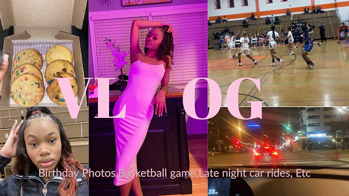 Vlog: Birthday pics, Late night car rides, Exercising, Insomia cookies, My Basketball game, Etc !!!