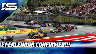 BREAKING NEWS: 2020 FORMULA 1 CALENDAR CONFIRMED!!!