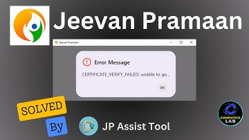 CERTIFICATE VERIFY FAILED unable to get Jeevan Pramaan software not running on Windows PC
