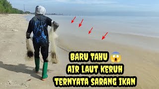 KAGET 😱 JALA IKAN DI LAUT TIDAK DI SANGKA² DAPAT ROMBONGAN IKAN BANYAK||NETS FISHING