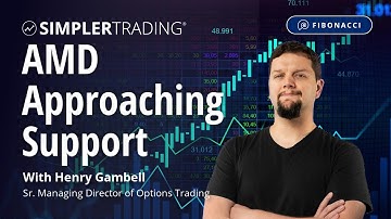 Fibonacci Trading: AMD Approaching Support | Simpler Trading