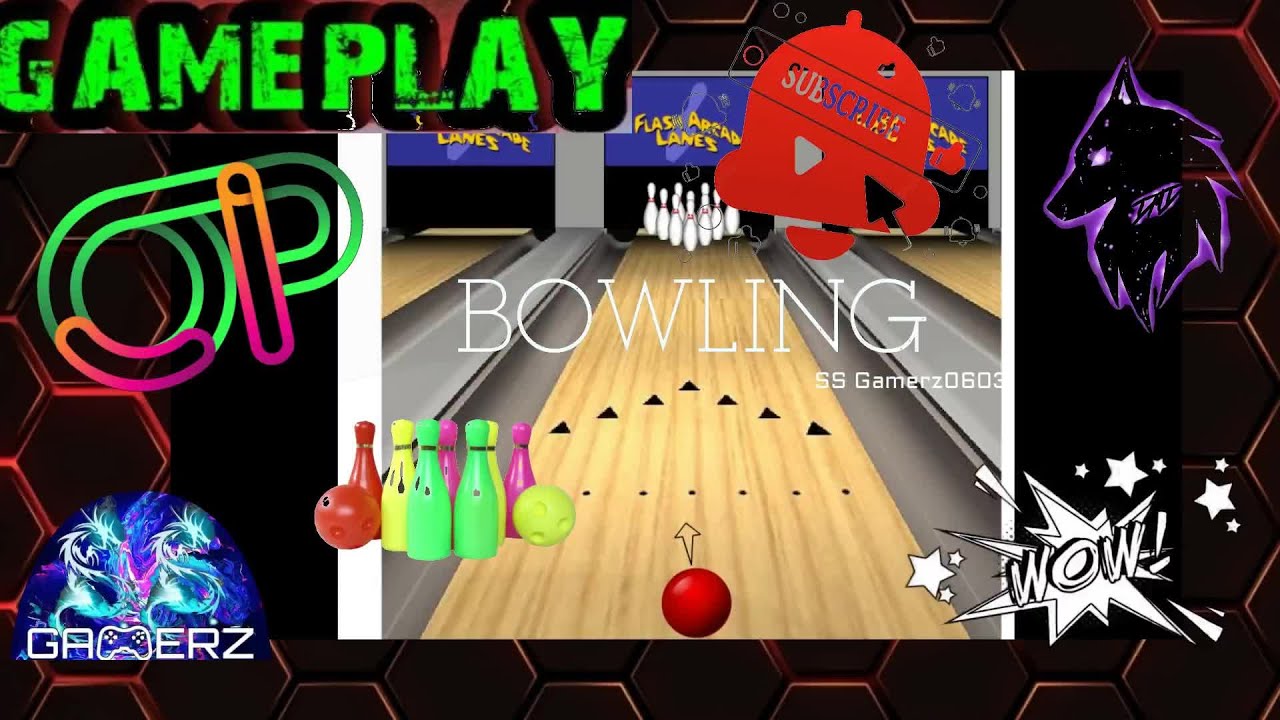 Bowling Is Op !!! Flash Arcade Lanes Gameplay