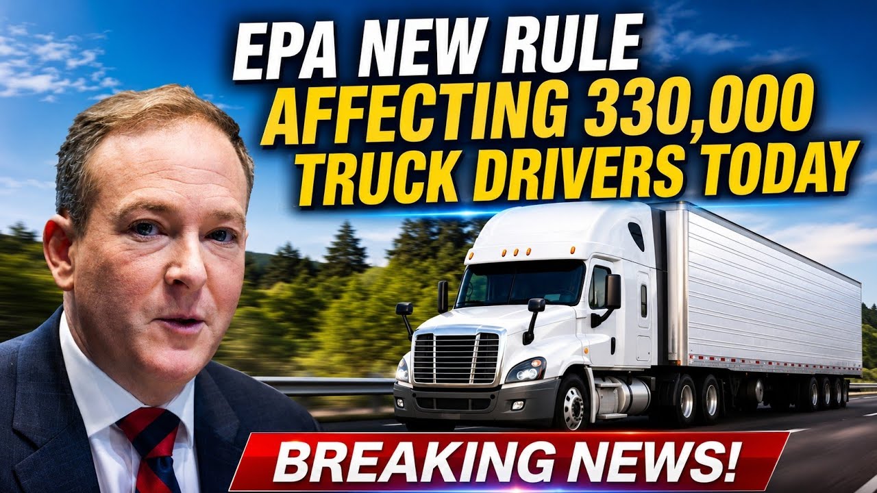 EPA New Rule- Affecting 330,000 Truck Drivers Today