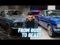 Rescuing an Abandoned 1968 Mustang – Full Restoration (ASMR) ( part -1)🔥🚗