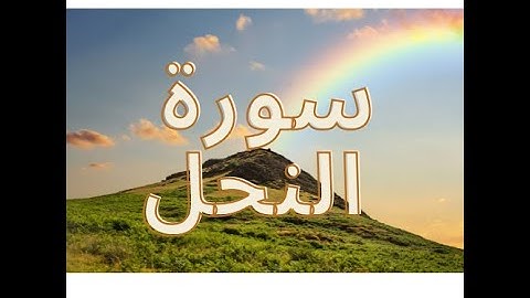 سورة النحل   كاملة صوت جميل  16