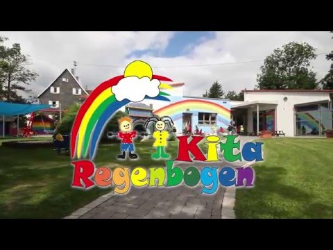 Video: Kindergarten Wanddekoration: Regenbogengruppe