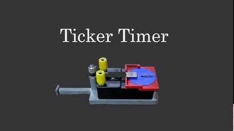 Ticker Timer Free Fall Video