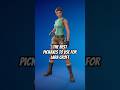 Lara Croft Best Pickaxes Combo #fortnite #shorts
