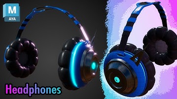 Headphones - Hard Surface Maya Tutorial