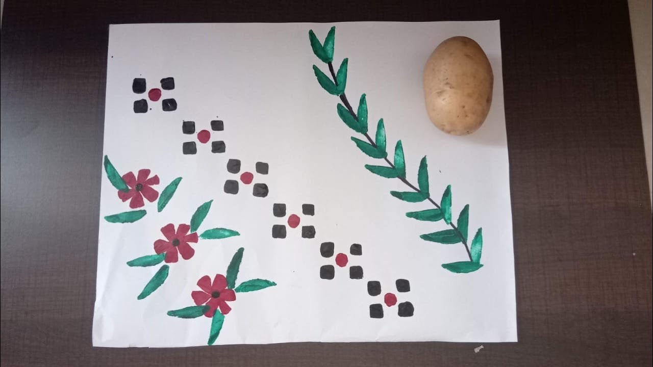 Vegetable Block Printing Ideas Easy And Best Block Printing Designs On Vegetable Block Printing Ideas Easy And Best Block Printing Designs On