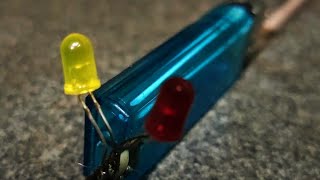 Cara membuat lampu flip flop dari mesin jam