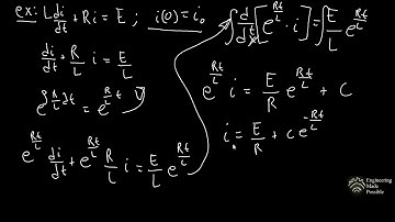 First Order Linear Differential Equations