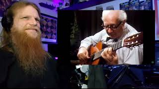 Andrés Segovia: Bach  Gavotte from 4th Lute Suite REACTION | Metal Head DJ Reacts