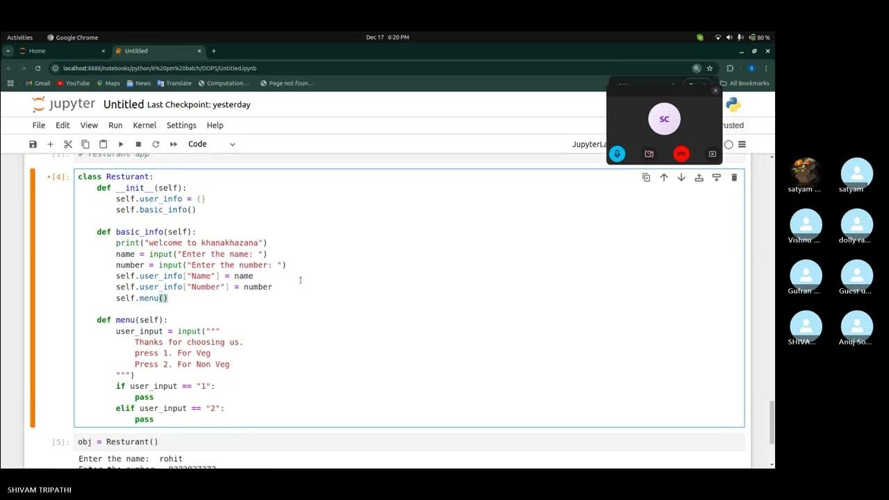 Class & Object|OOPS|Python - YouTube