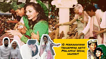 10 perkahwinan artis Malaysia yang tergempar! Viral dan meletop!