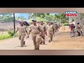 Prepoll violence  police and jawans conduct flag march in khallikote