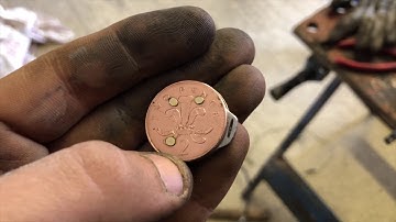Making a folding coin knife out of a 2p coin