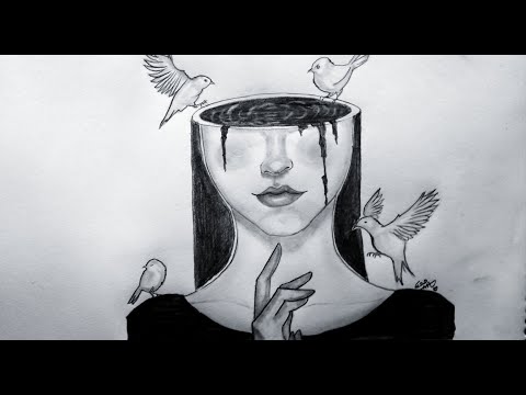 رسم تعبيرى سهل عن العطاء عطاء بلا حدود تعليم الرسم للمبتدئين