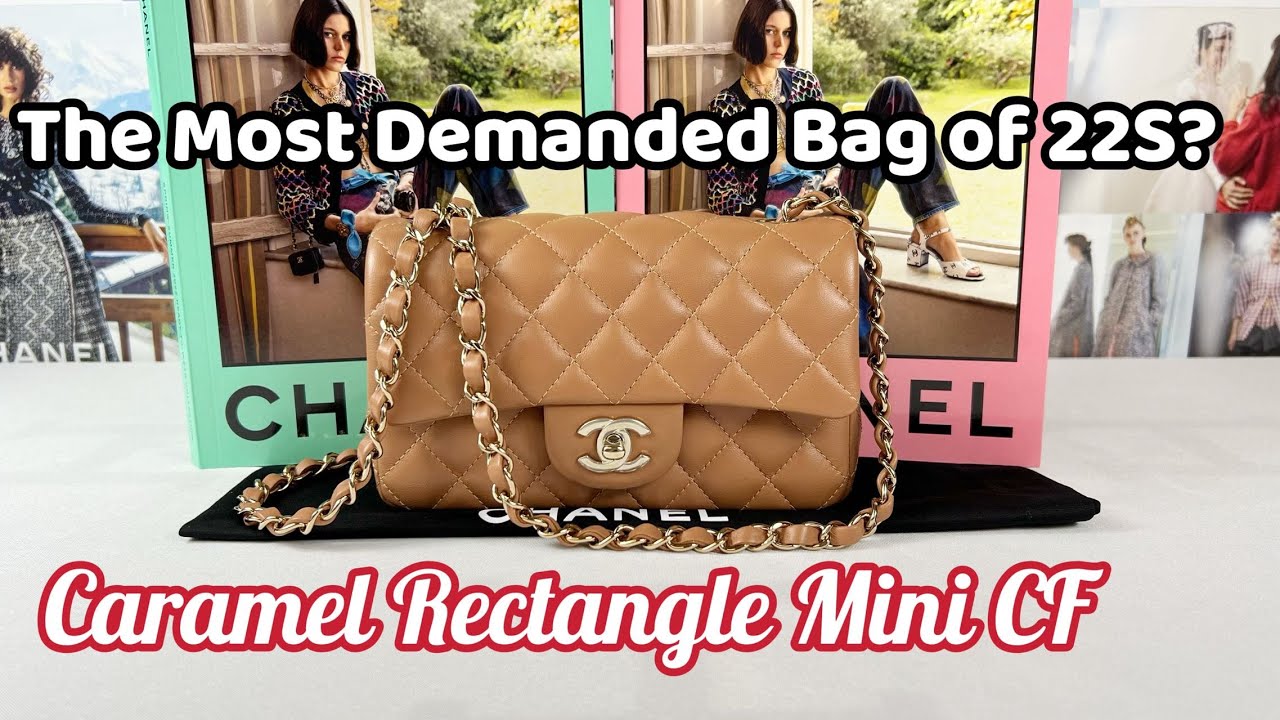 The Most Demanded Bag of 22S ? Caramel Rectangle Mini Classic Flap with ...