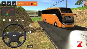 2025 new coach bus simulator 💥 || indonesia bus simulator part-250 #bus #game #simulator #comman  