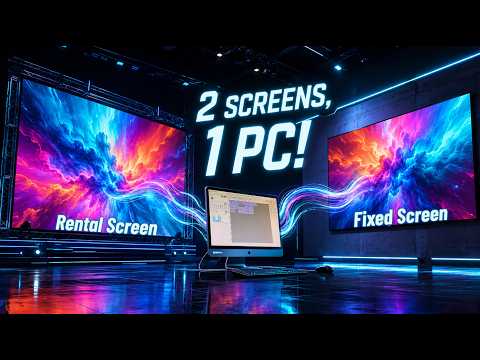 How to Synchronize Control of Rental Screens and Permanently Installed Screens