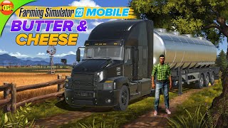 Dairy Production! Making Cheese🍕 and Butter | Farming Simulator 23 Mobile fs23 screenshot 4