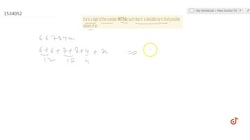 "If `x` is a digit of the number ` 66784 x ` such that it   is divisible by 9. find possible