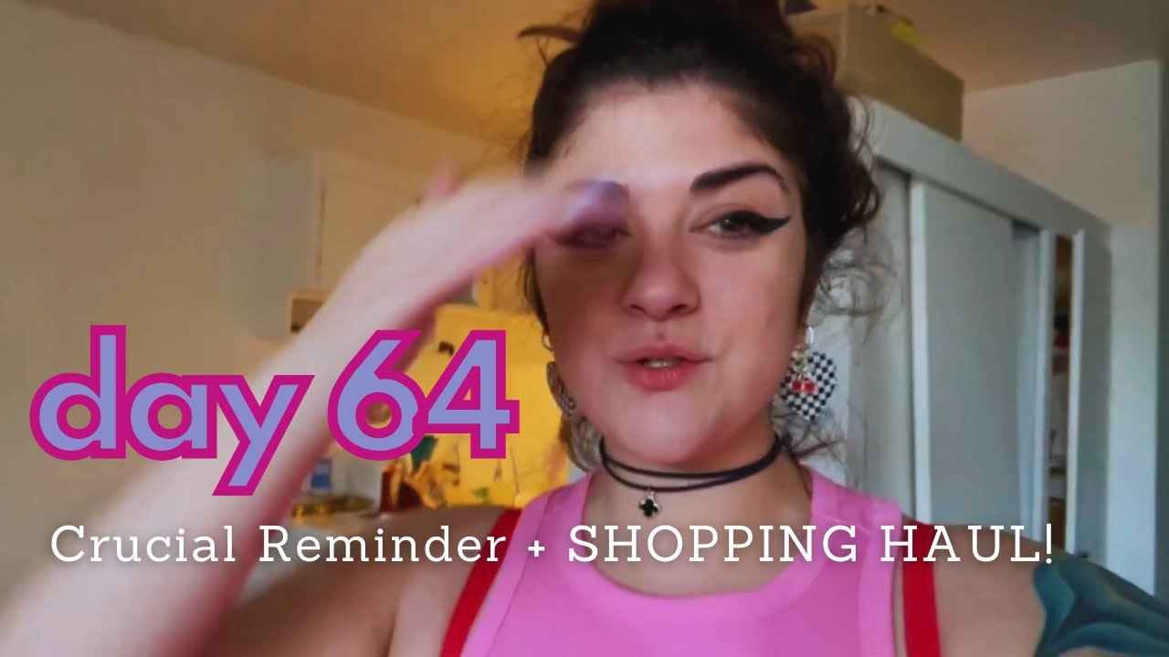 Day 64 no alcohol shopping haul youtube