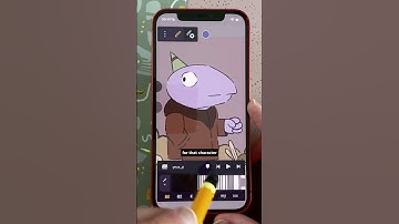 Color palettes in Callipeg mini on iPhone  #animation #ios