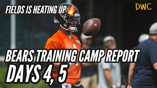 Bears Training Camp Report Days 4 + 5: Justin Fields is HEATING UP 🔥