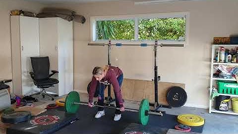 Clean Pull with Pause Below Knee + Clean with Pause Below Knee