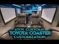 Toyota Coaster Customization Atoy Customs (Business Class look)