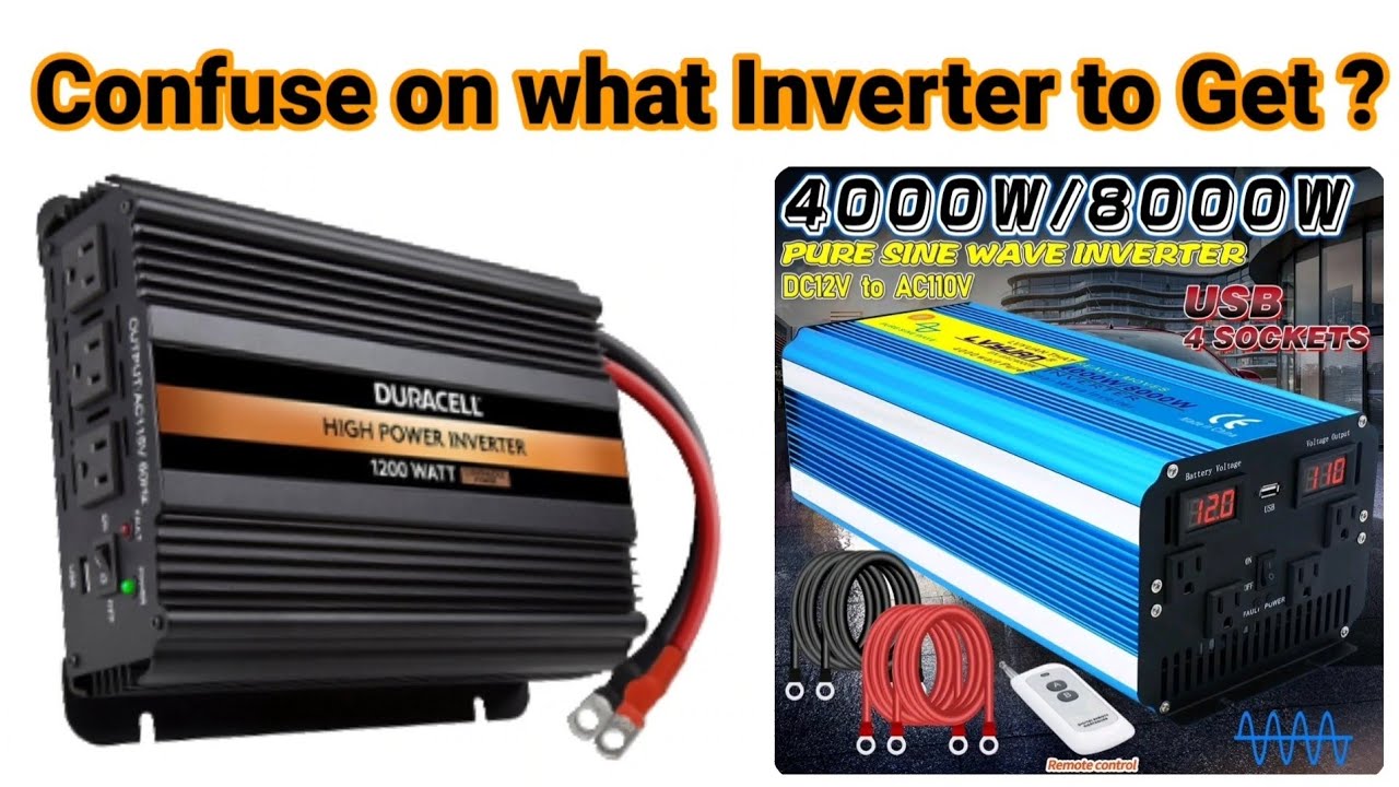 What size power inverter should you get? here is how to choose what