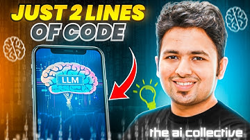Building your FIRST LLM application with JUST 2 lines of code