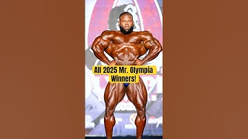 ALL 2025 Mr. Olympia Winners!