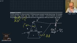 Matura 2016 Zadanie 12: Dwa Pryzmaty | Fizyka Rozszerzona