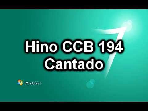 Hino CCB 194(Cantado) - YouTube