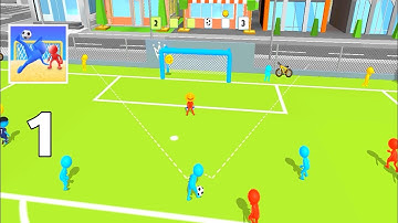 Super Goal - Soccer Stickman - Gameplay Walkthrough Part 1 (Android)